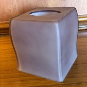 Monet Floral Purple Tissue Box Cover